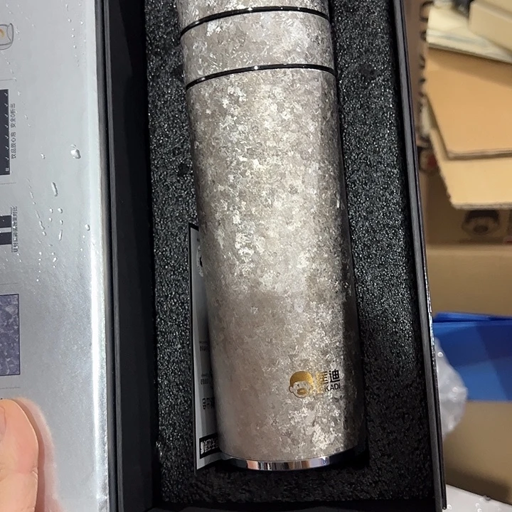 匡迪保温杯纯钛420420速开420白色