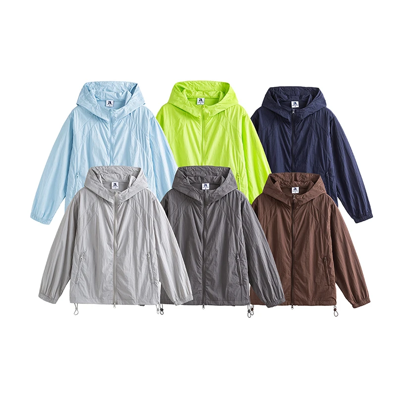 轻薄UPF50冰丝连帽防晒服男女夏季户外钓鱼防紫外线外套 WW81