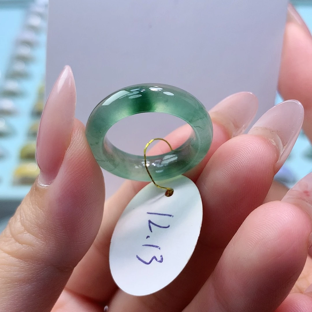 未镶嵌戒指翡翠1213圈