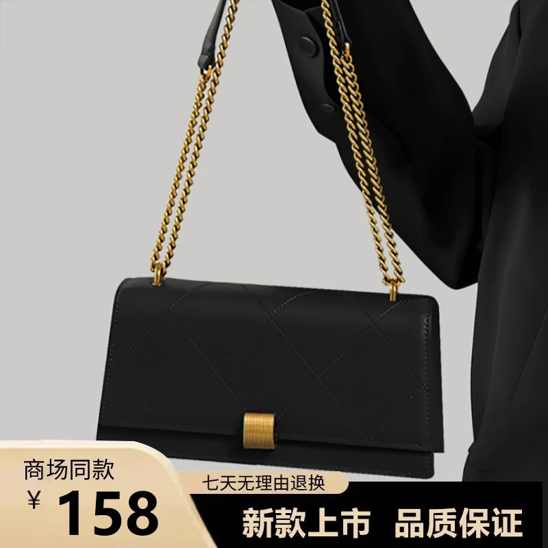 新款包包女2025年爆款高级感春夏季百搭单肩斜挎包网红ins小方包