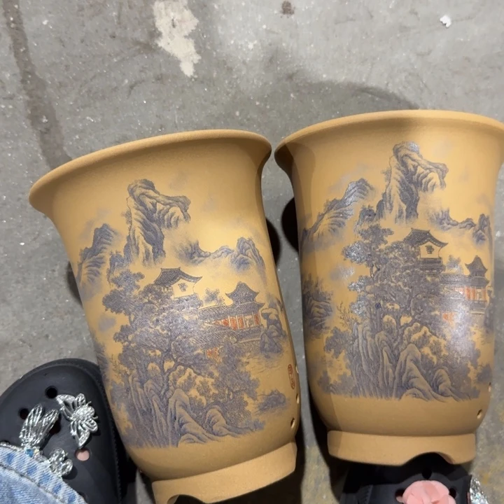 紫砂紫砂花盆破损补发