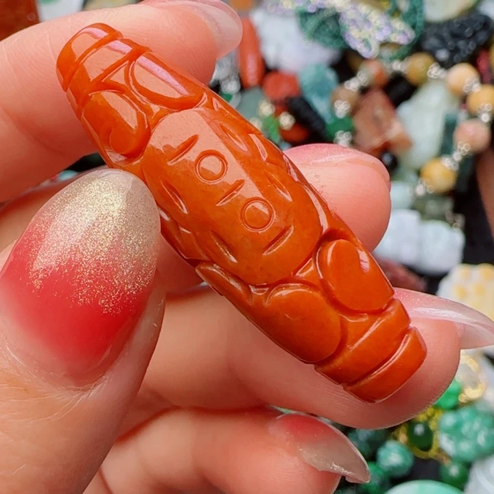 翡翠颈饰未镶嵌天然A货34