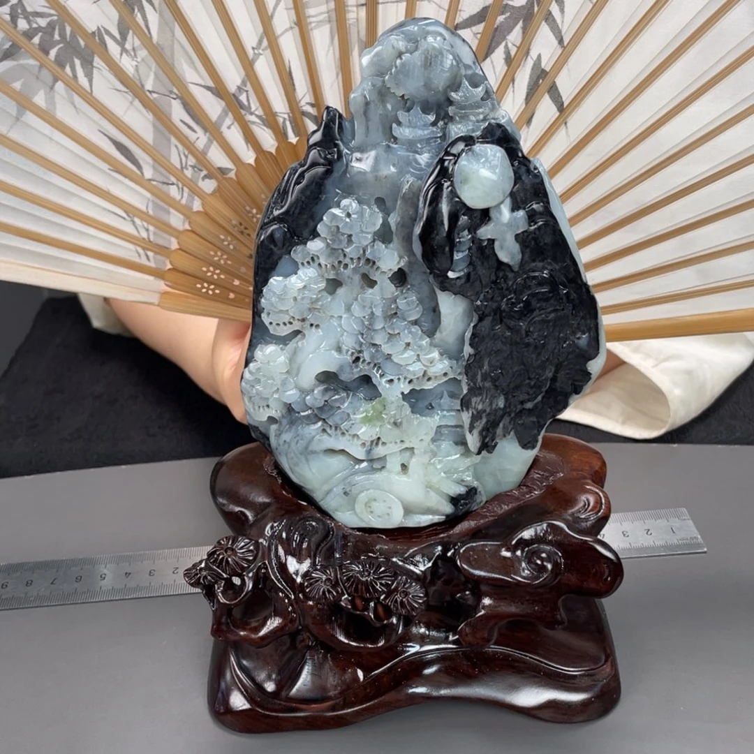 和田玉未镶嵌摆件