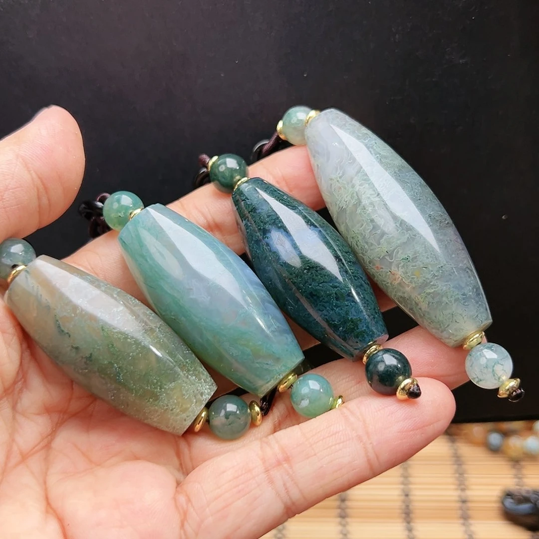 未镶嵌玛瑙/玉髓珠宝半成品随机4发一