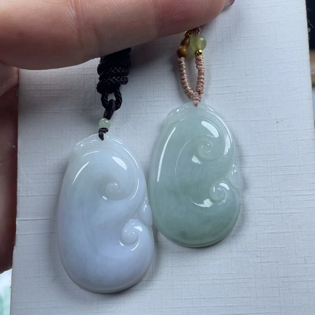 翡翠未镶嵌项圈如意微瑕介意勿拍不退不换