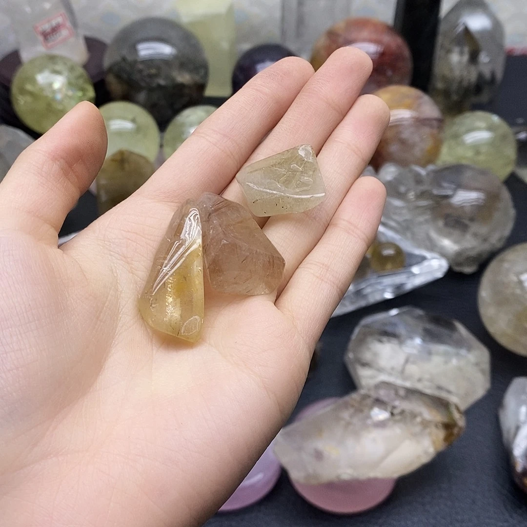 珠宝半成品水晶未镶嵌282水晶石