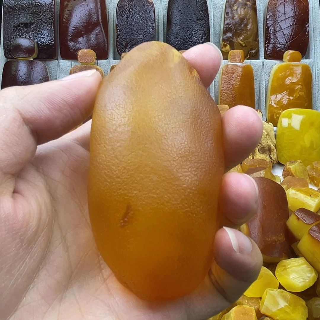 未镶嵌定制琥珀全皮