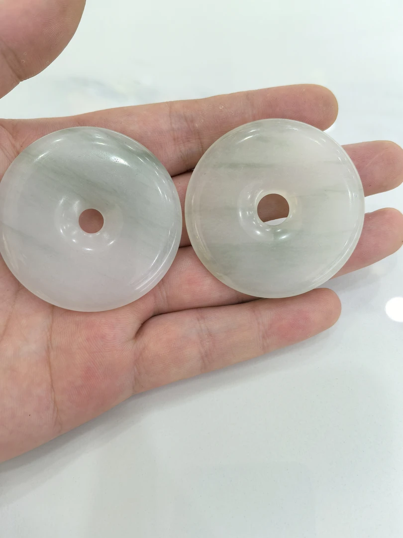 新疆天山翠飘花平安扣50*7mm左右平安扣多样性发其一