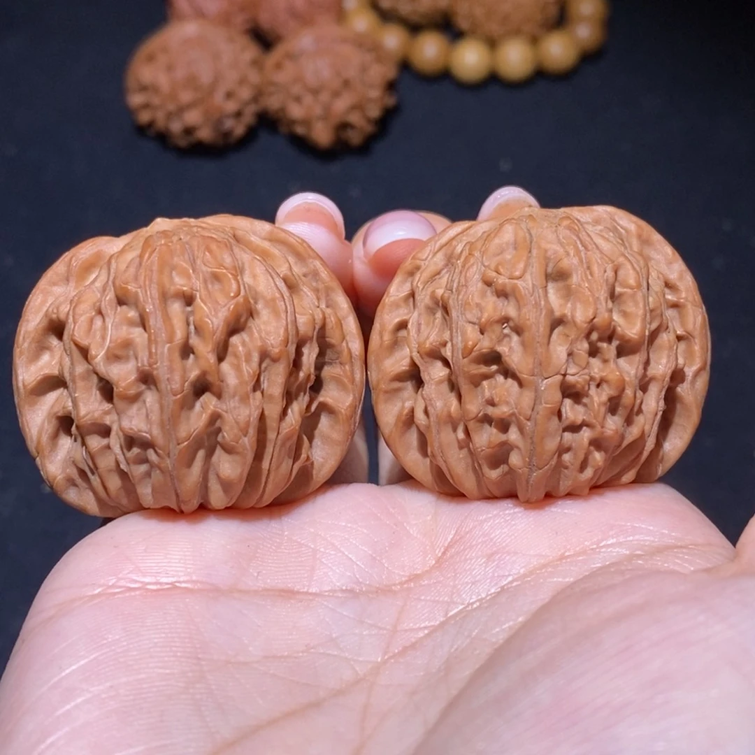 吊坠文玩核桃38全品磨盘14