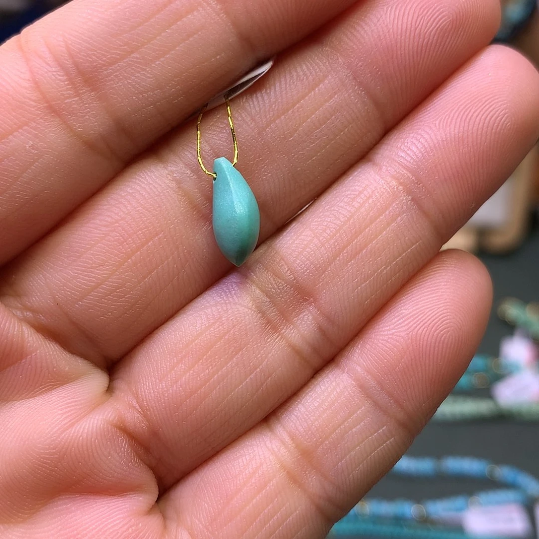 绿松石未镶嵌卡子A****6