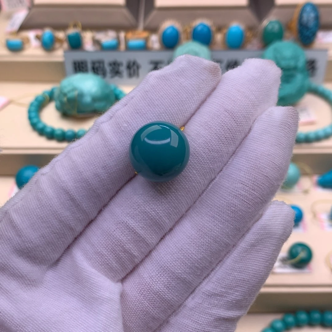 M***u未镶嵌绿松石珠宝奇石