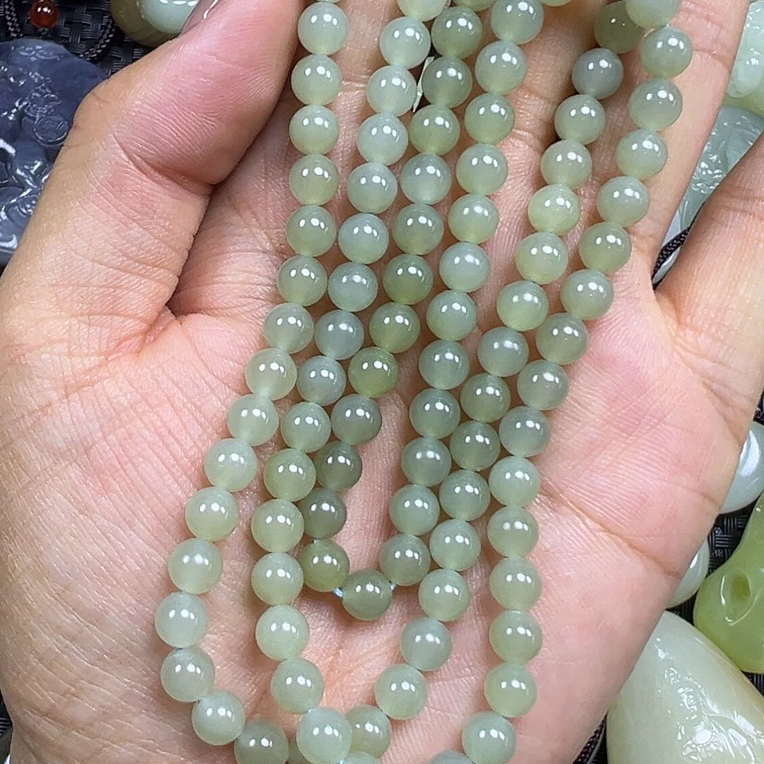 和田玉未镶嵌颈饰卡6