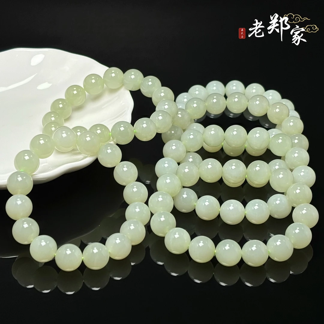 【老郑家】和田玉手串 多样性发一件 约12mm