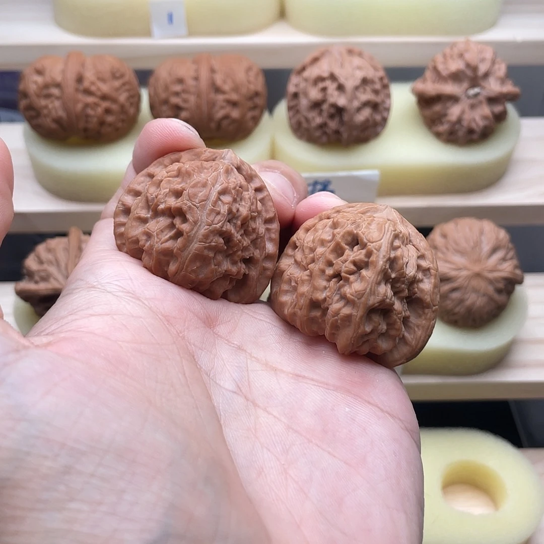 吊坠文玩核桃39全品三角白