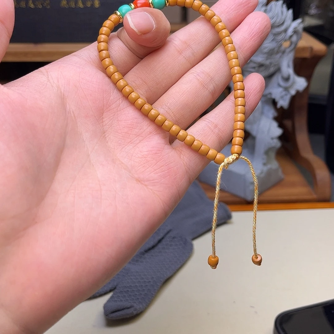 橄榄核手串/手链【听松文玩】sss级工艺精品橄榄核尖5.0手持