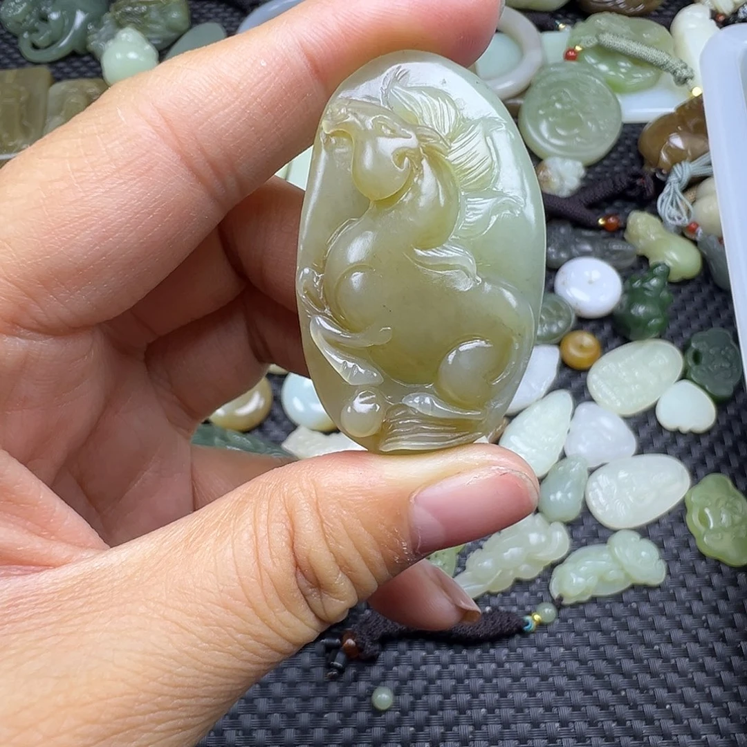 和田玉未镶嵌吊坠(不含链)福利漏，不退不换，卡47