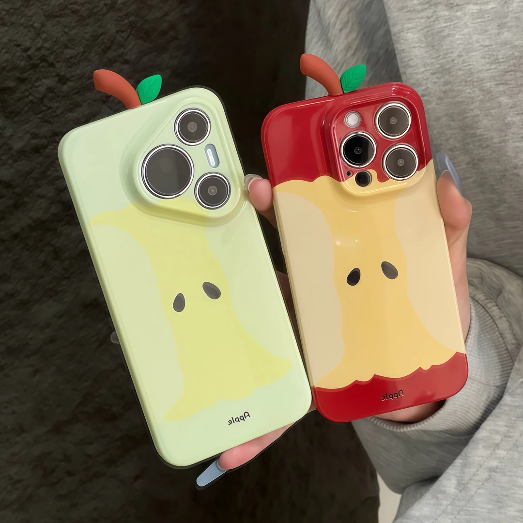 BANCA创意个性立体苹果核适用苹果16菲林手机壳华为oppo小米vivo