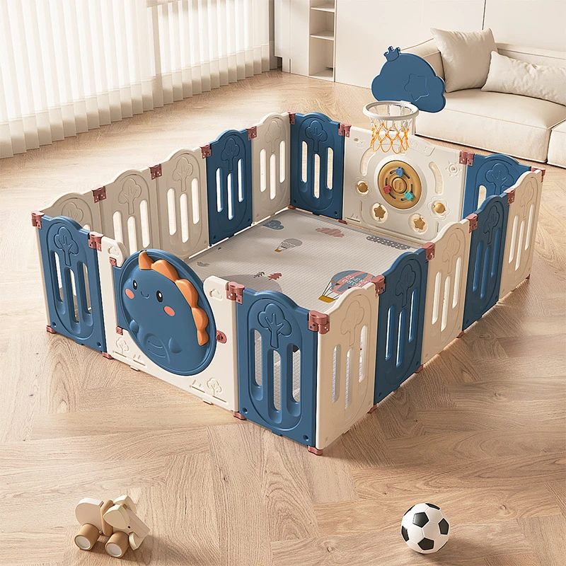 儿童游戏围栏折叠宝宝室内家用爬行垫防护栏婴儿学步安全栅栏玩具