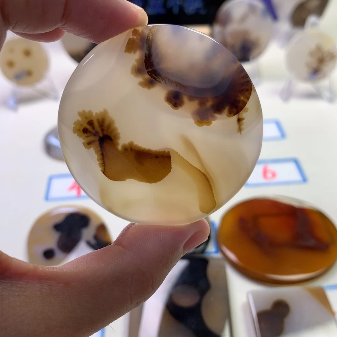 未镶嵌玛瑙/玉髓珠宝半成品