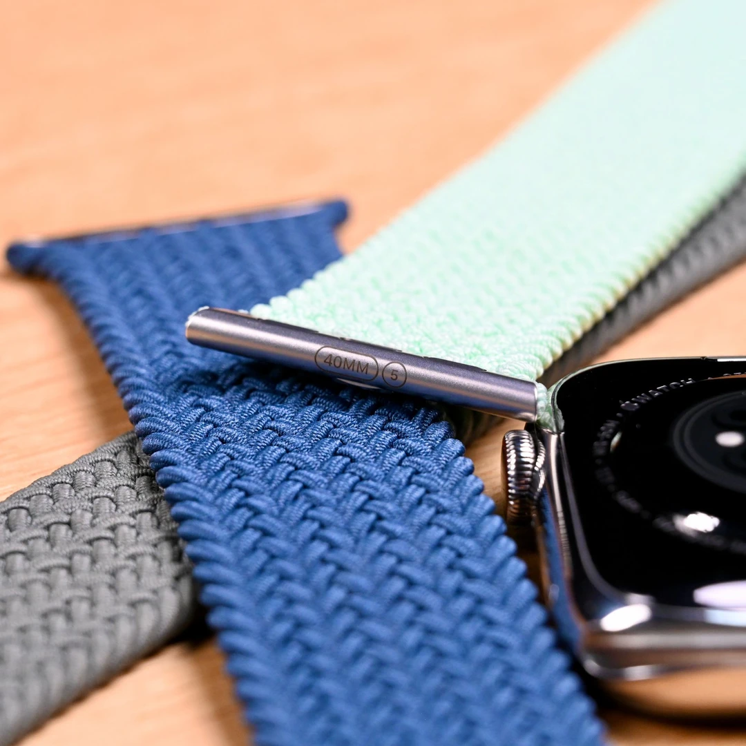 95新 Apple/苹果 手表表带iwatch9单圈编织Applewatch9/8/7/6表带