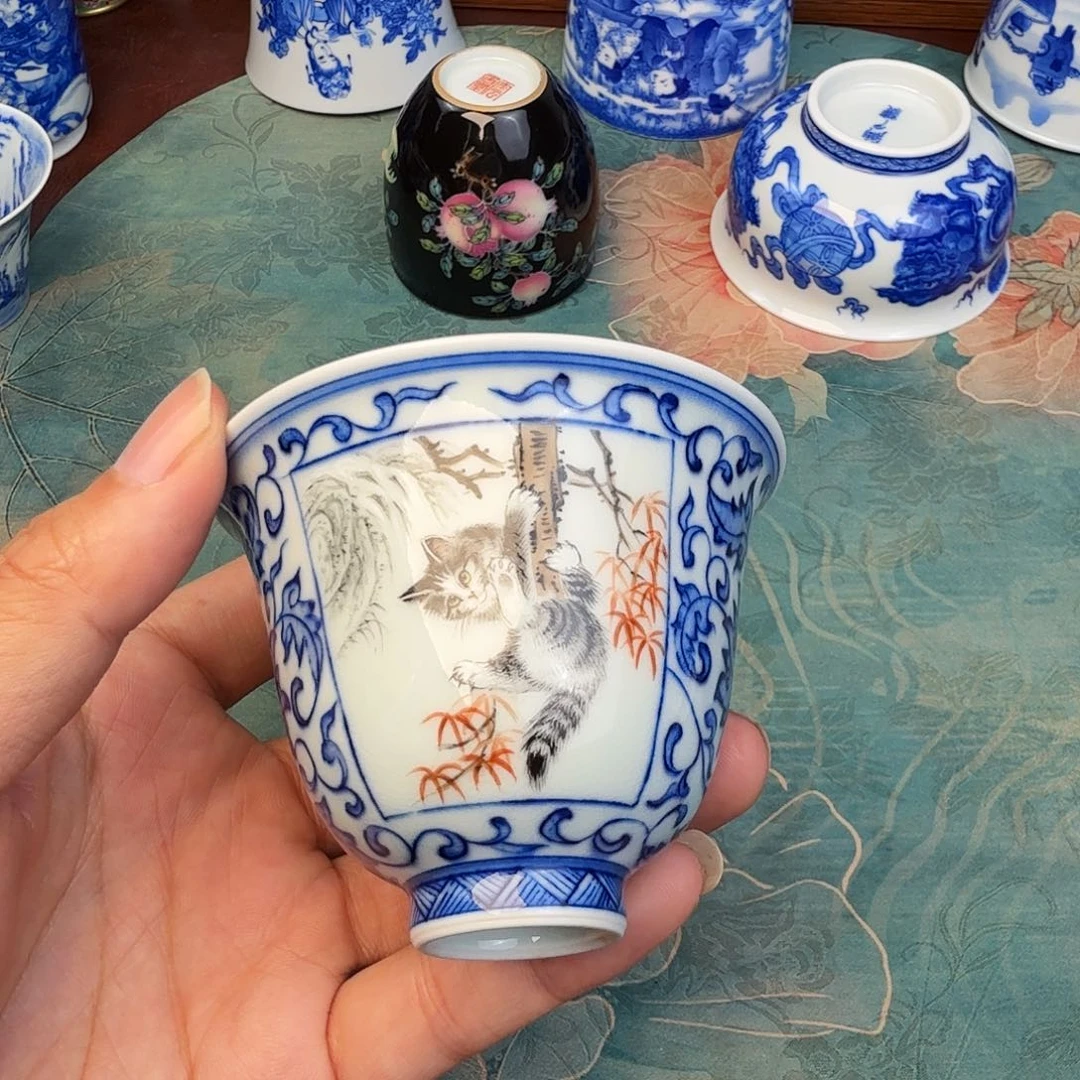 千***然陶现代景德镇全手工全手绘陶瓷