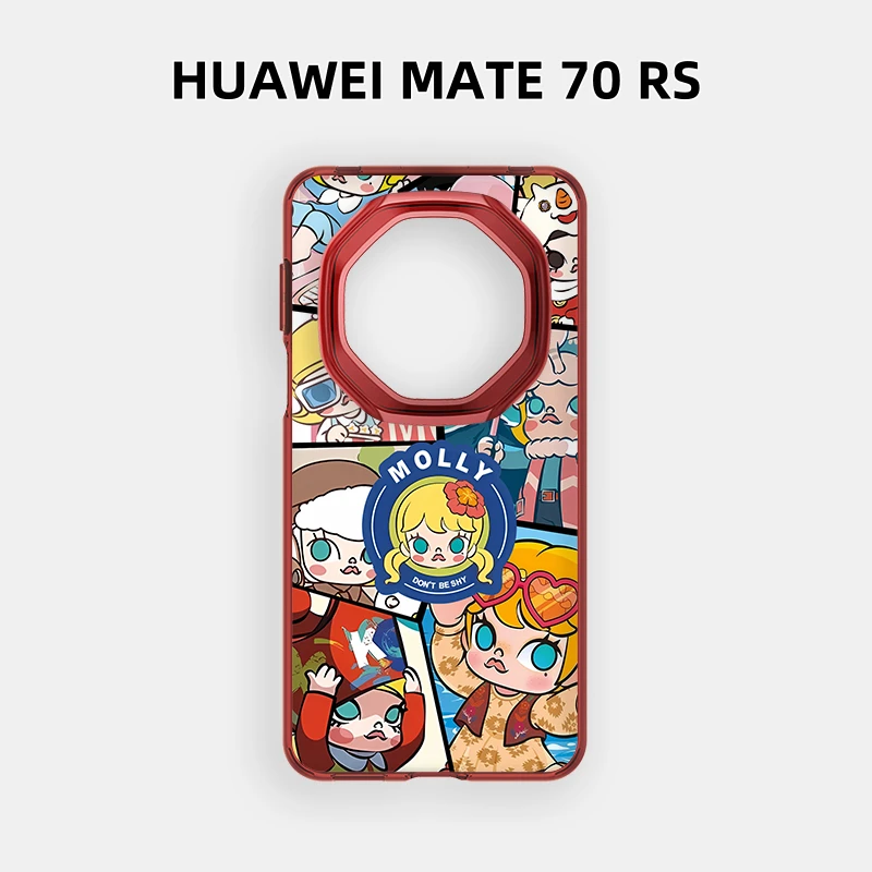 适用华为mate70rs非凡大师手机壳新款60RS小众高级感卡通插画莫莉