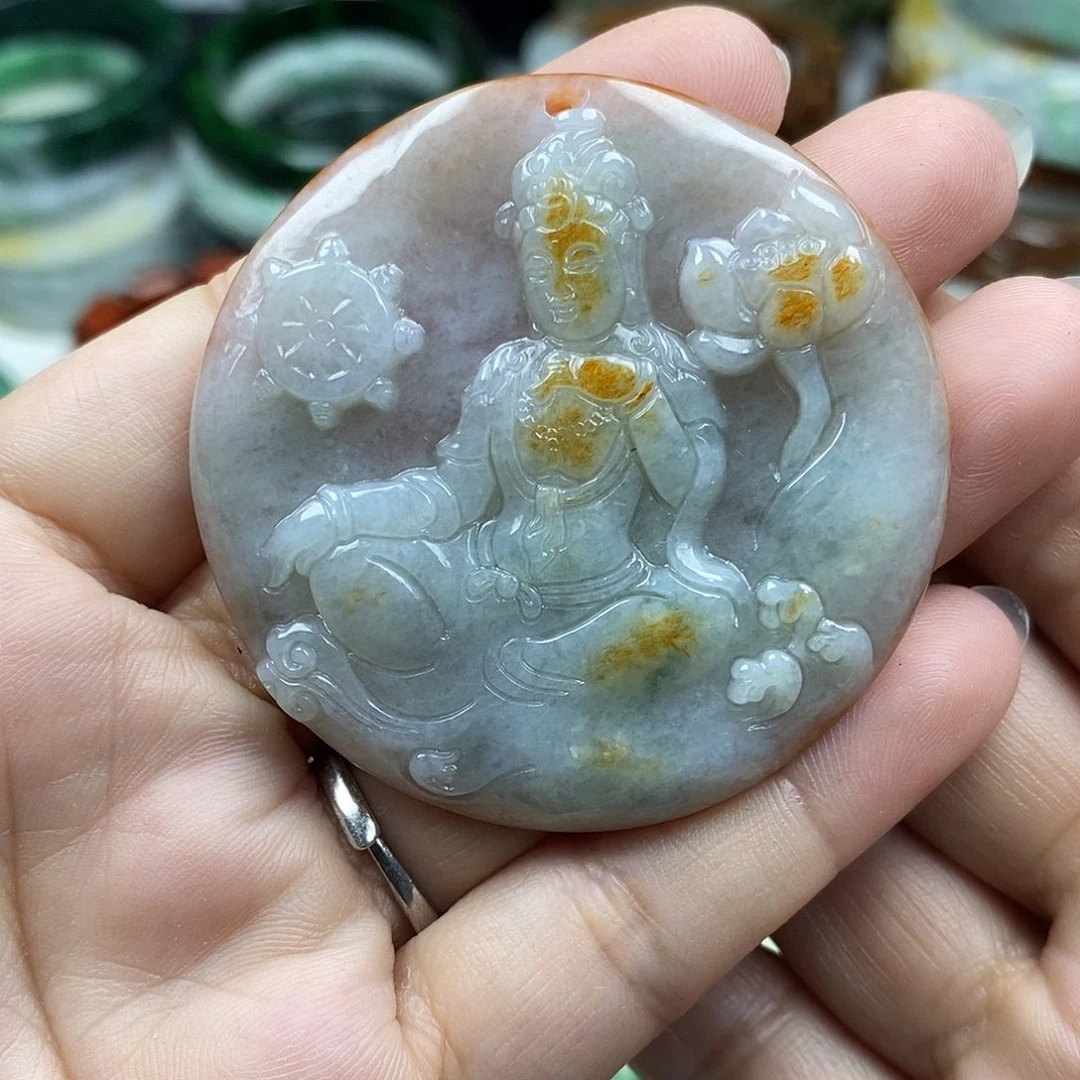 颈饰未镶嵌翡翠牌子
