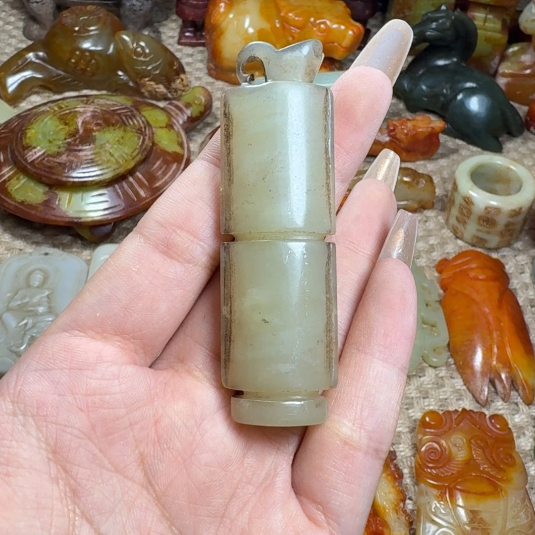 吊坠白玉菩提挂件