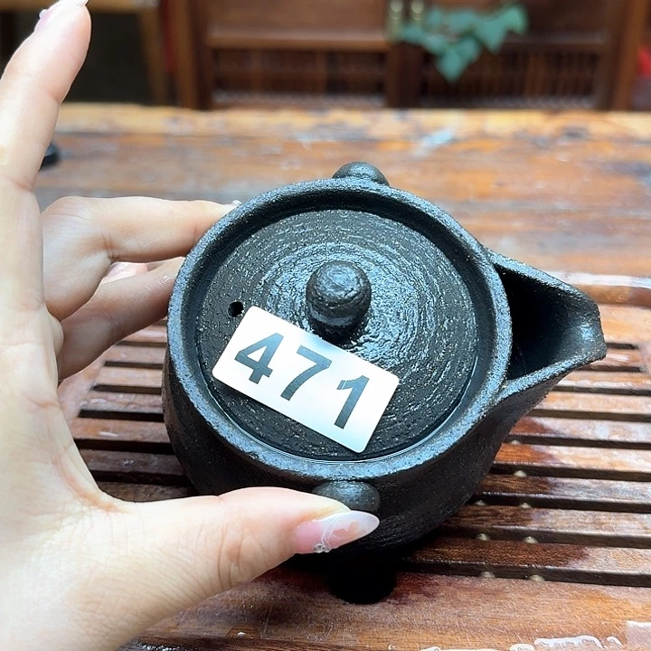 纯手工制作粗陶茶具