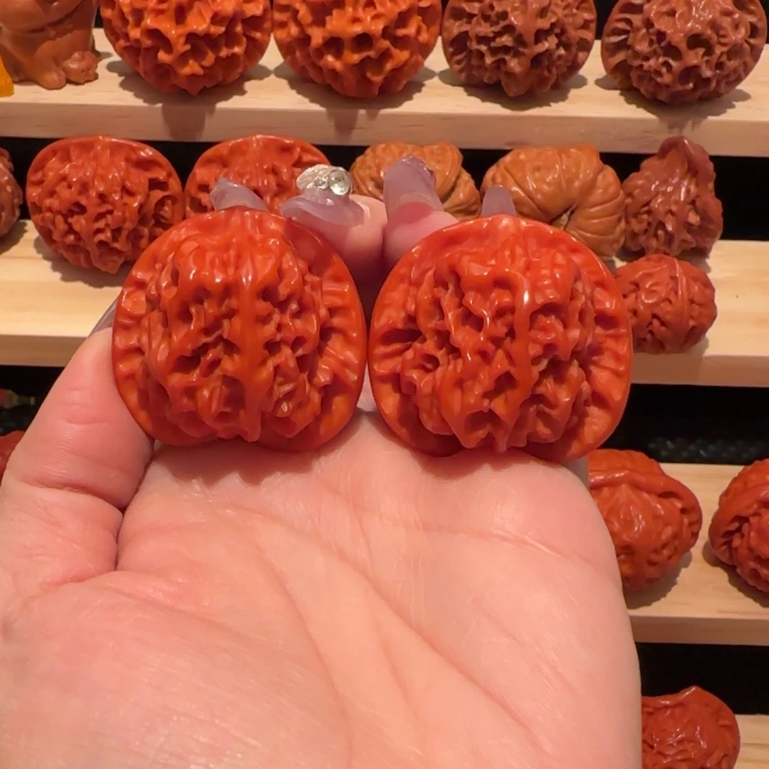 吊坠文玩核桃玉化官印瓷娃娃38精品2643