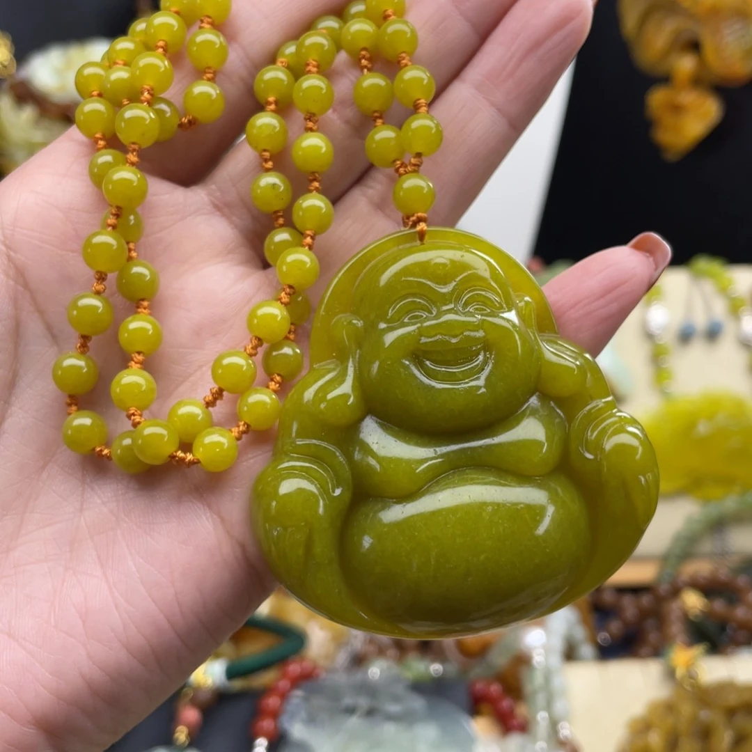 未镶嵌蛇纹石玉颈饰