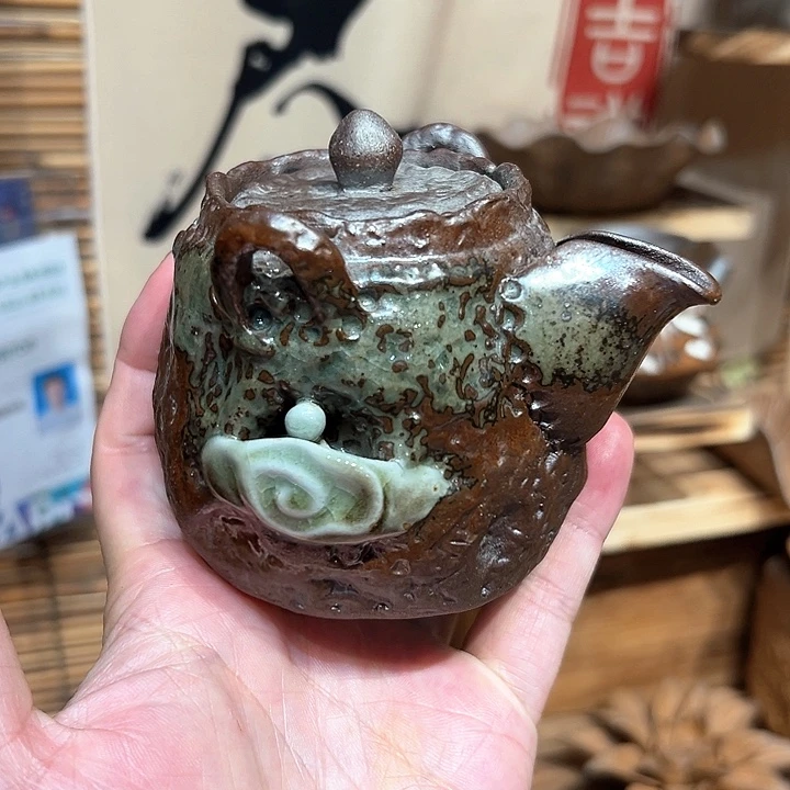 复古风格老陶泥系列茶盘茶具