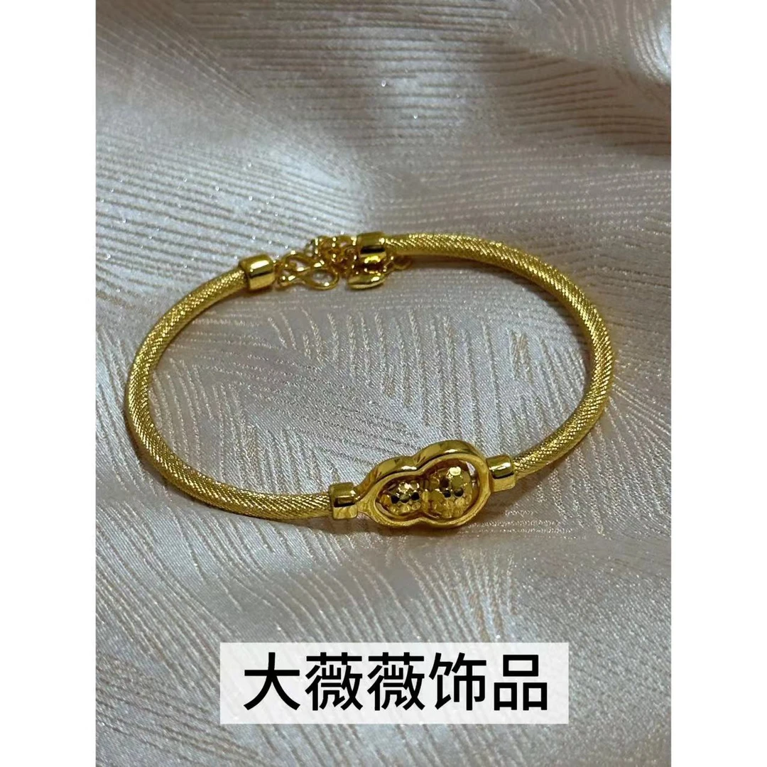 铜合金手链 时来运转龙鳞葫芦手链-5070