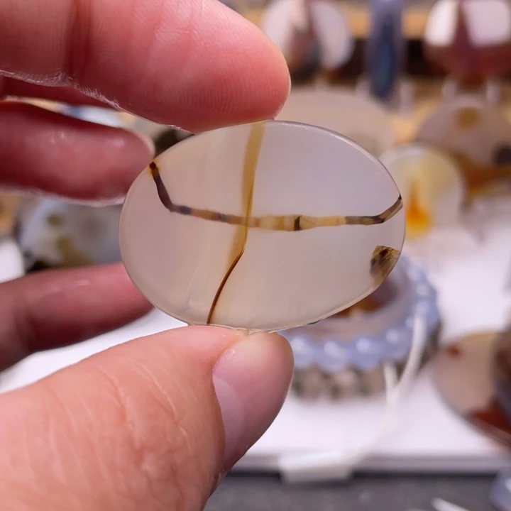 玛瑙/玉髓未镶嵌吊坠(不含链)