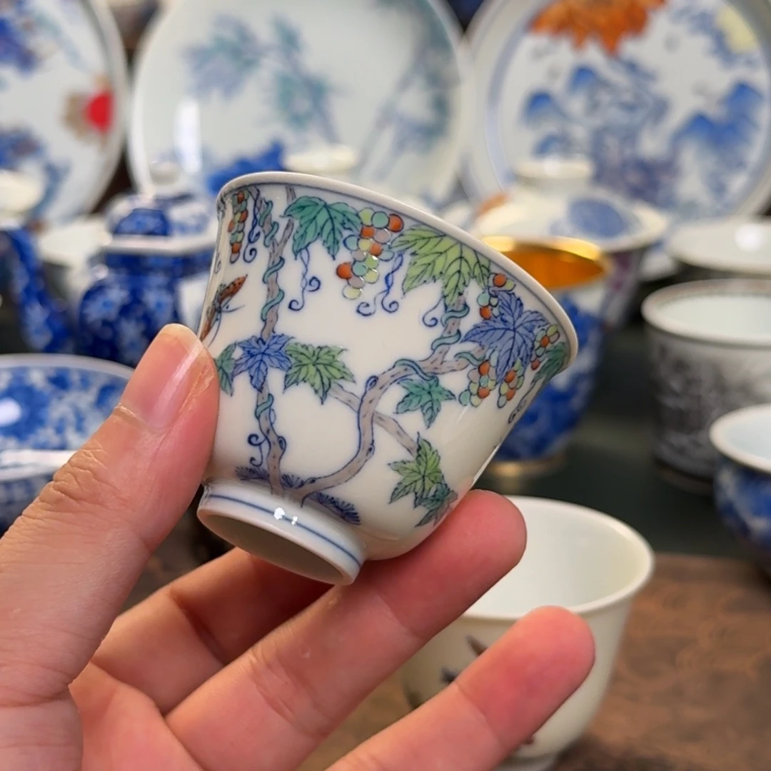 纯手工手绘陶瓷茶具