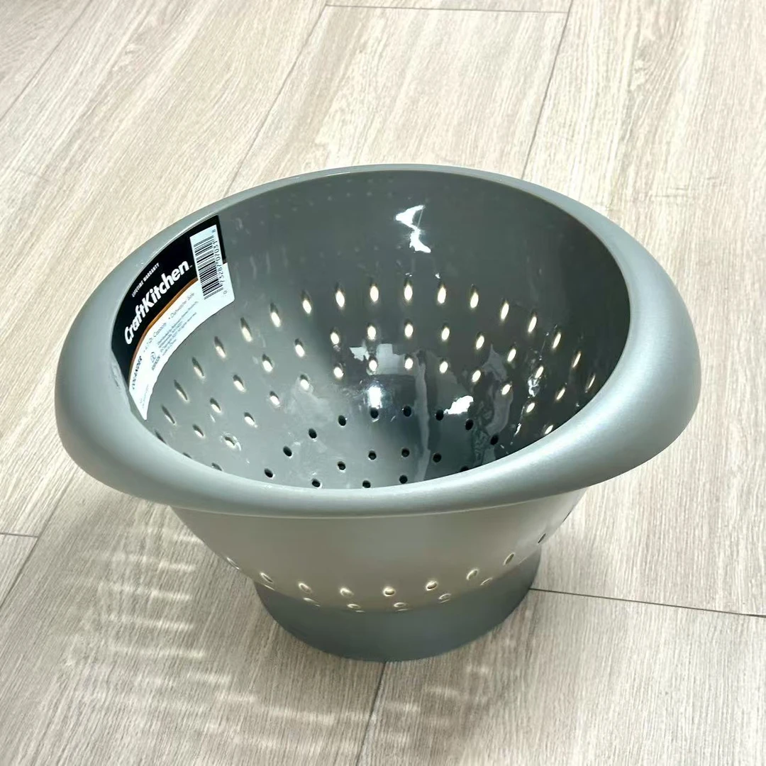 外贸PP材质加高沥水篮沥水盆（高度16 cm  内径 23 cm）