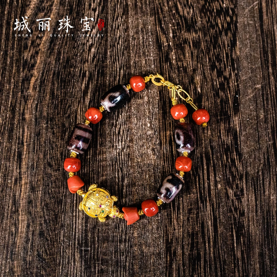 【城丽】上古神易-连山归藏亿发九运手串/条（多样性发货）STZ-2984