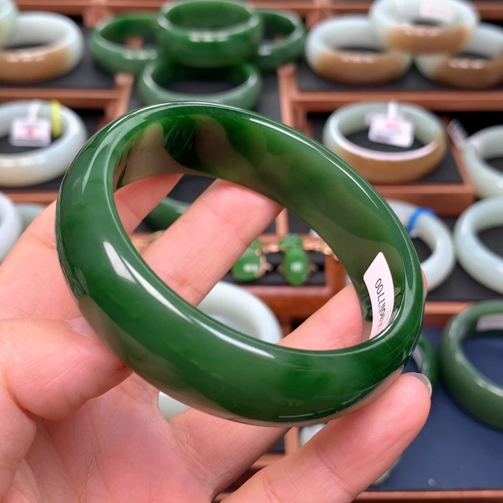 和田玉（糖玉）手镯未镶嵌小*诗58