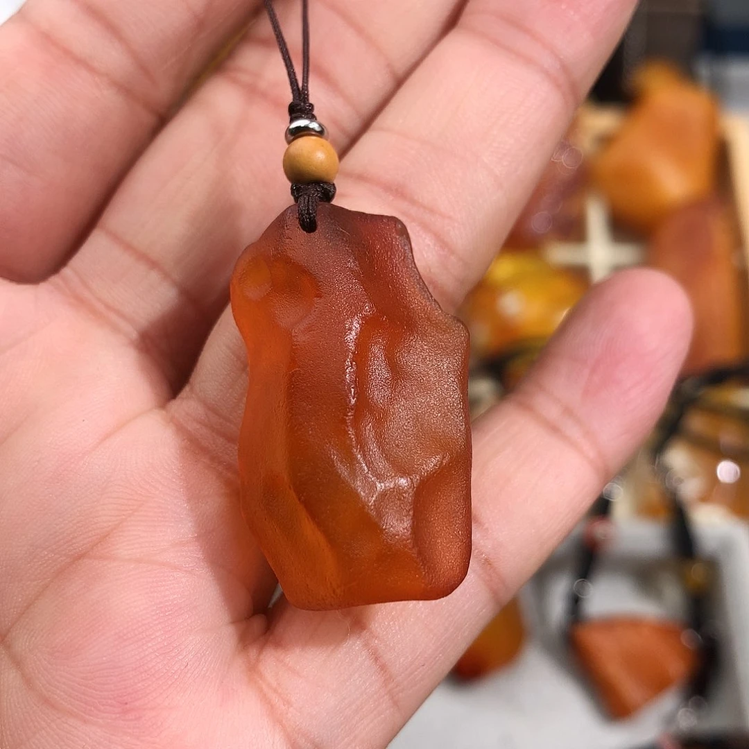 蜜蜡裸石未镶嵌我