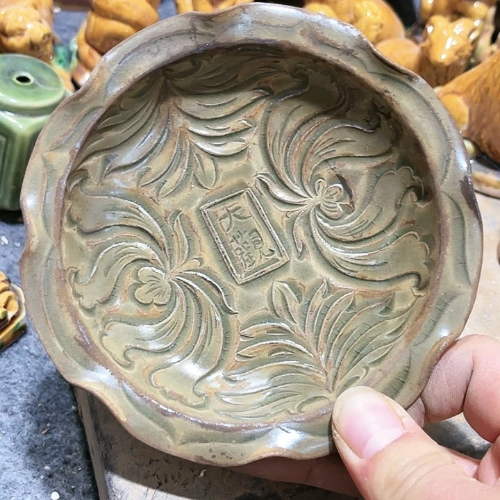 瓦当摆件摆件茶桌茶台陶瓷