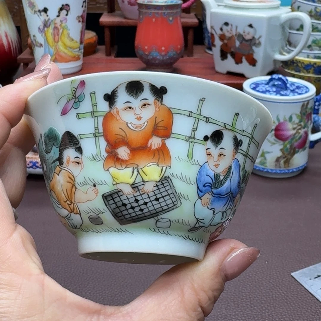 瓷片景德镇仿古手工制作精品展示