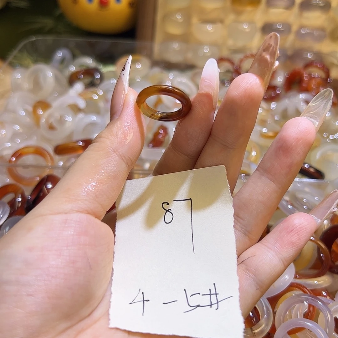 未镶嵌戒指玛瑙/玉髓