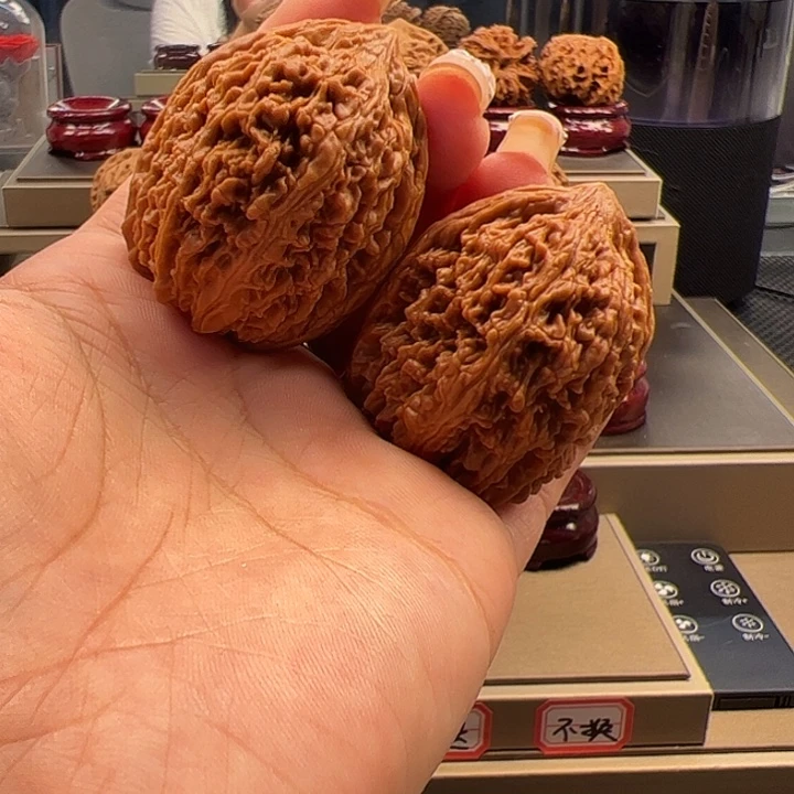 文玩核桃把件34 蒜头 s-004