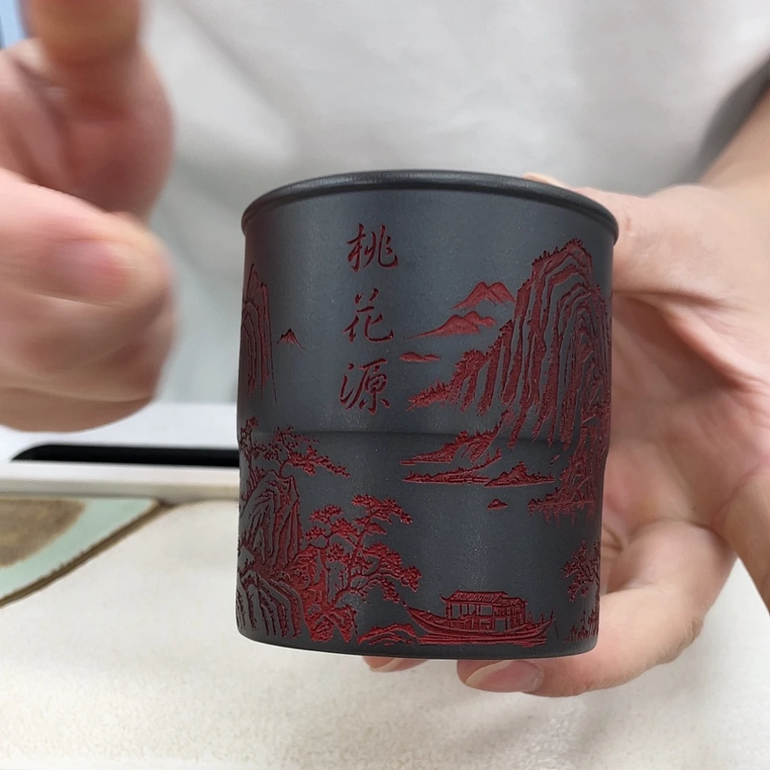 茶杯紫砂紫砂盖杯