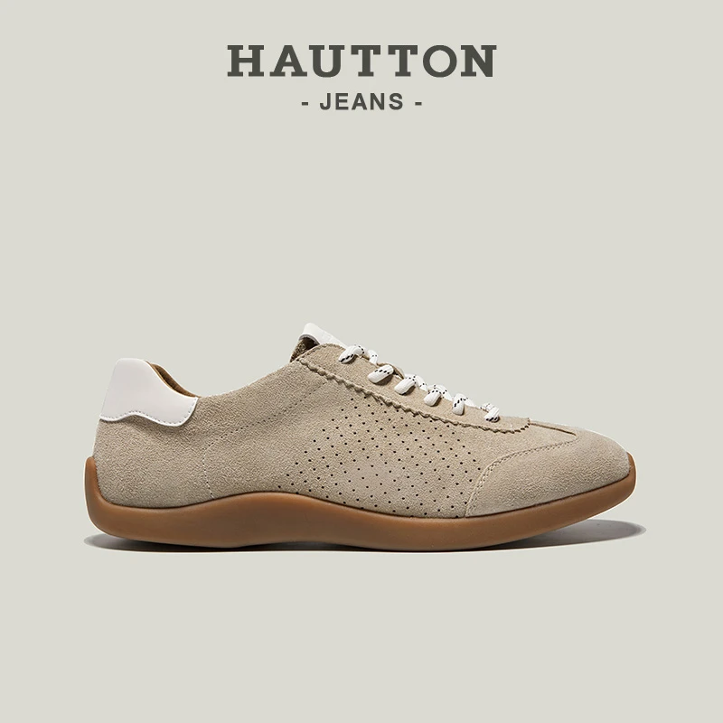 老钱风德训鞋时尚百搭男士休闲薄底鞋男款夏季透气男鞋931DX5397