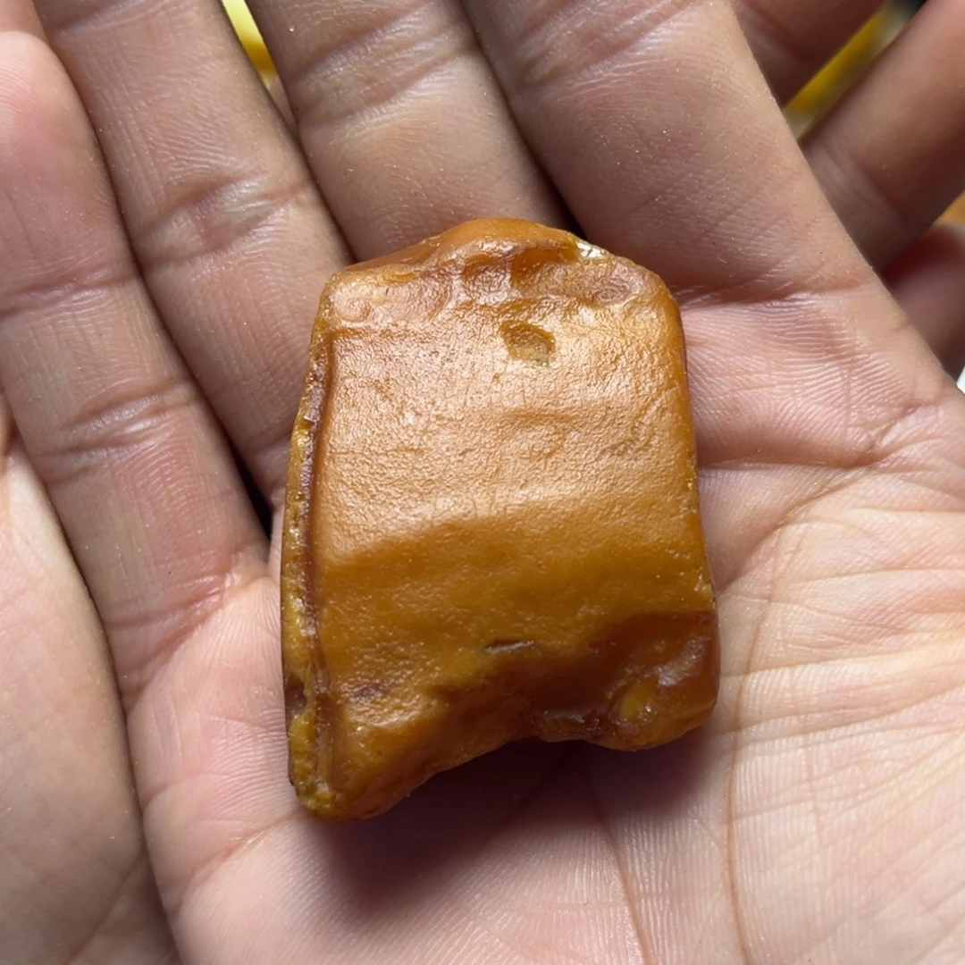 定制琥珀未镶嵌蜜蜡定制指环