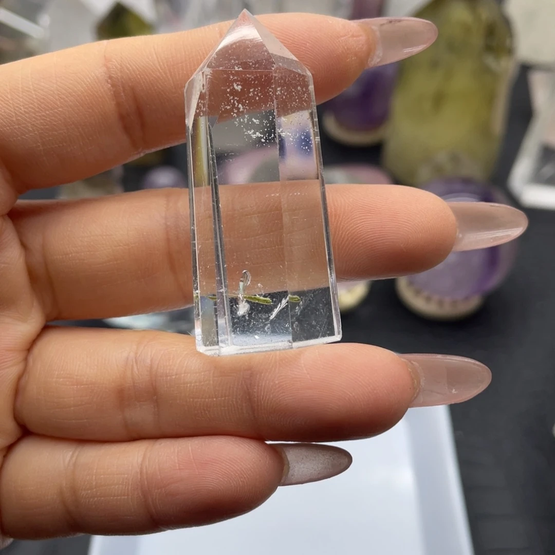 水晶白水晶柱未镶嵌9