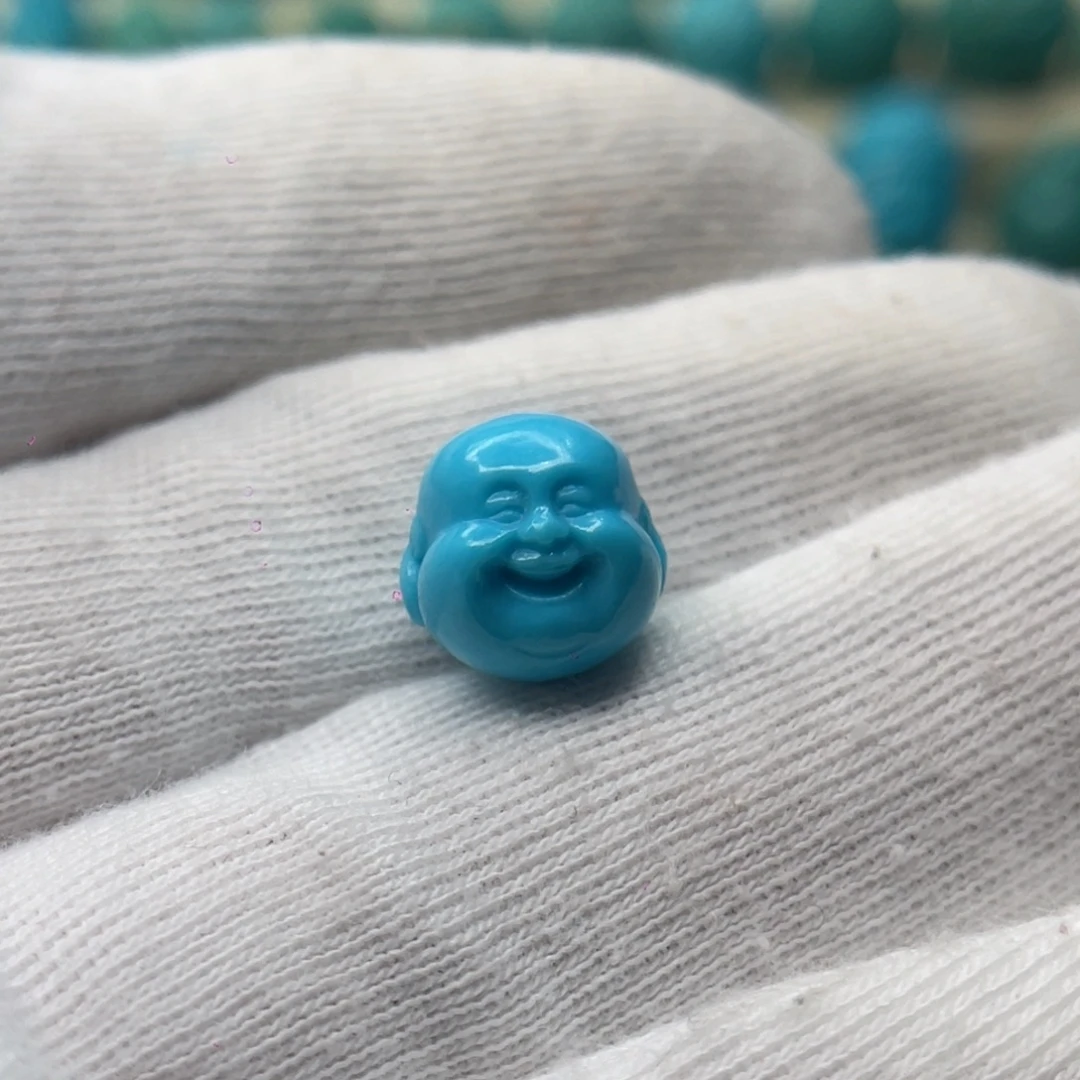 绿松石未镶嵌颈饰卡10.5