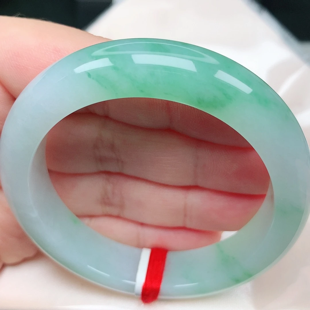 未镶嵌手镯翡翠3冰胶阳绿