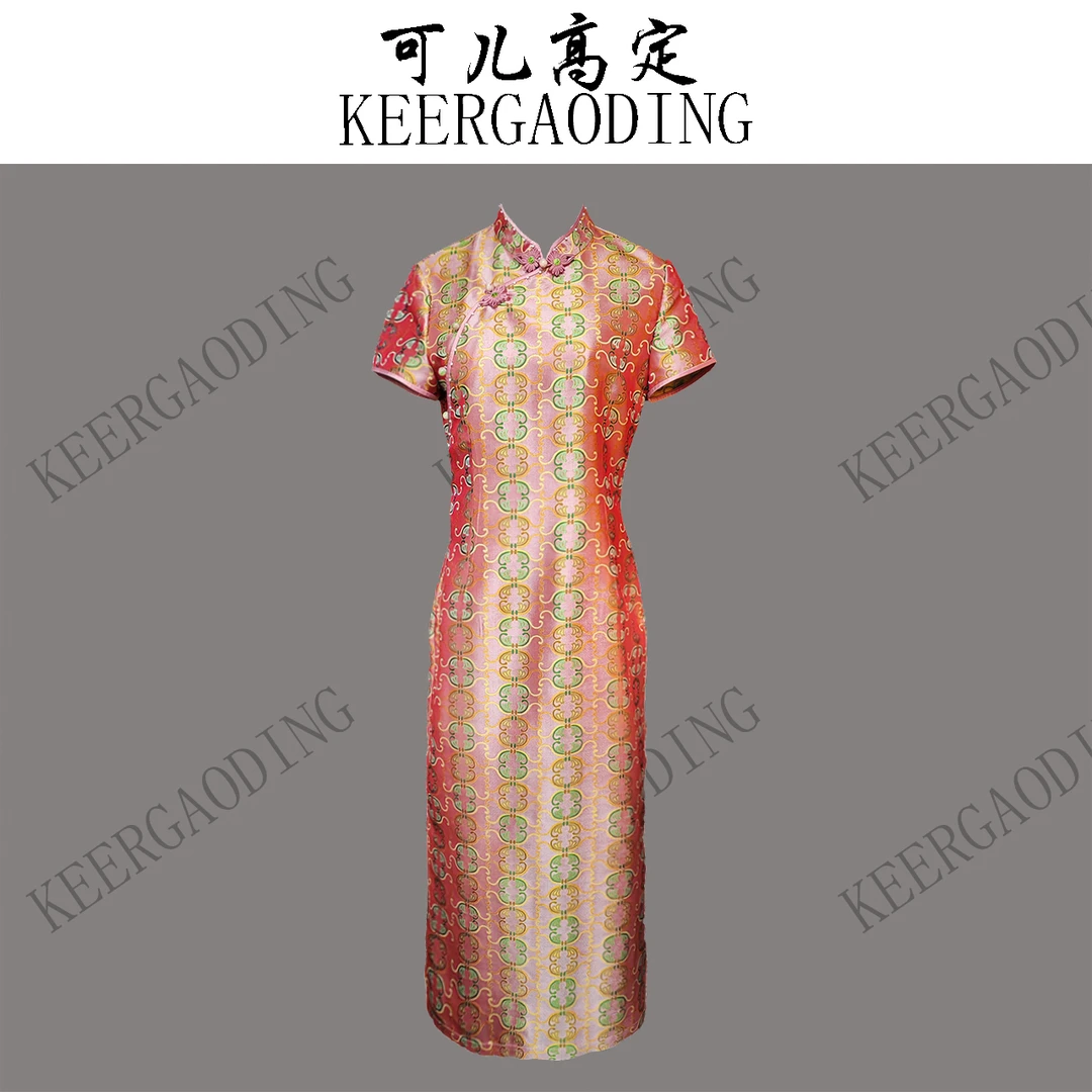 【蜀锦高定】非遗蜀锦高端新中式国风设计师款旗袍连衣裙J6234